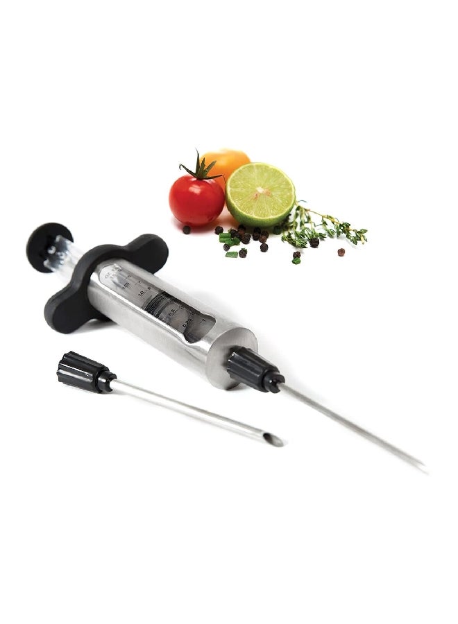 Broil King Stainless Steel Ergonomic Grill Marinade Injector Silver and Black 21 x 9.8 x 4.9 cm 61495 - Image 2